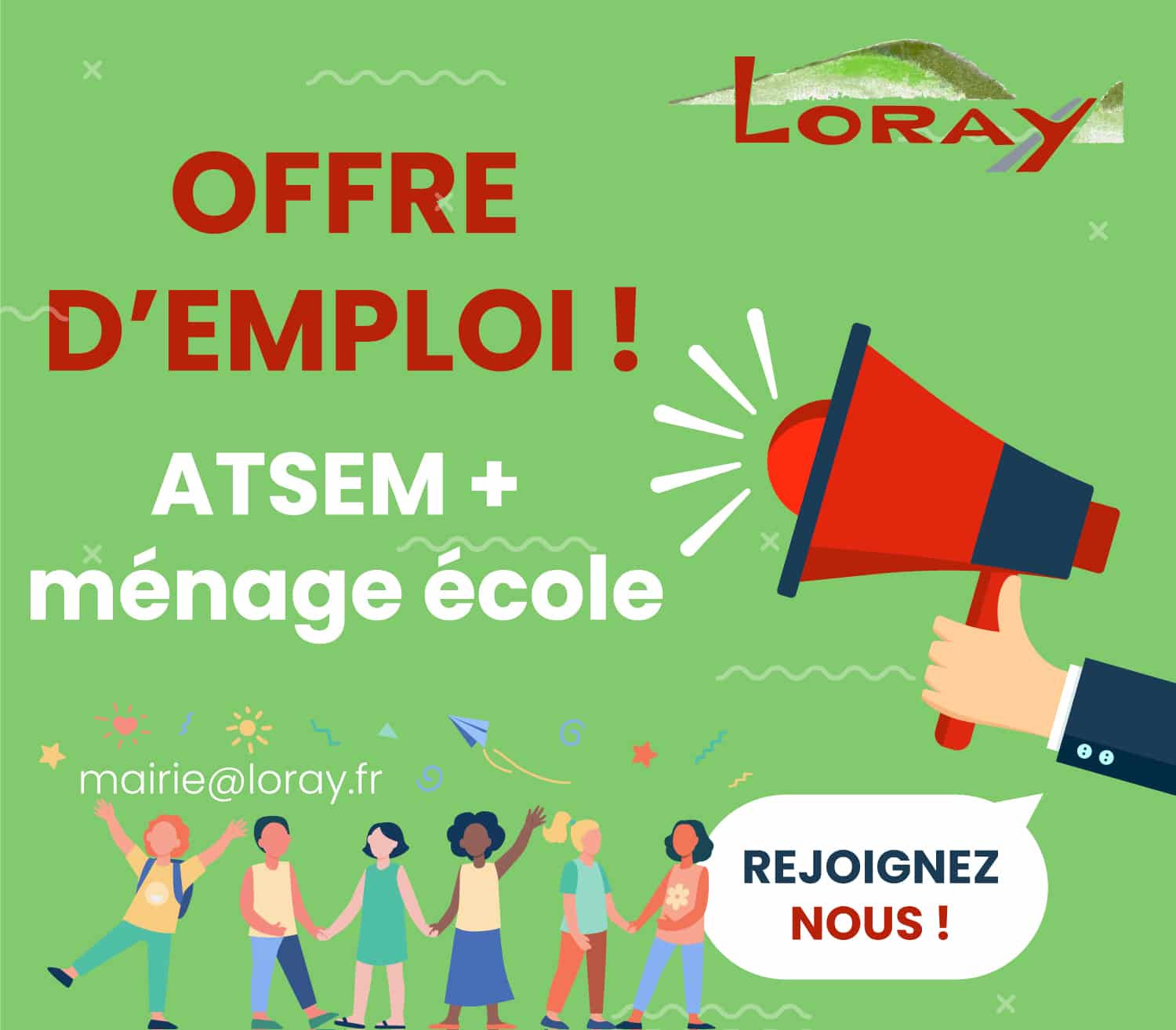 OFFRE D'EMPLOI Mairie de Loray