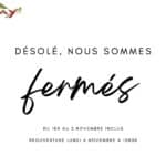 noir blanc Élégant minimaliste boutique fermé ouvert panneau affiche (5)