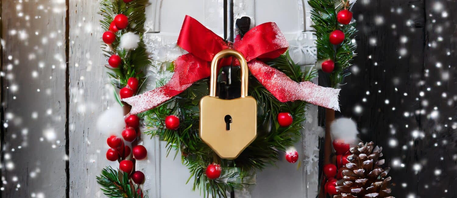 firefly serrure porte fermée pour noel 55519