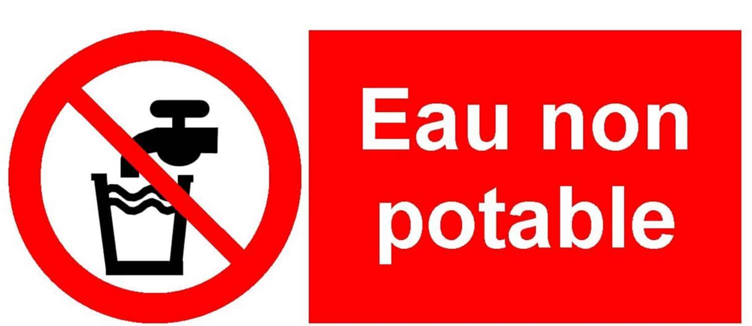 eau non potable