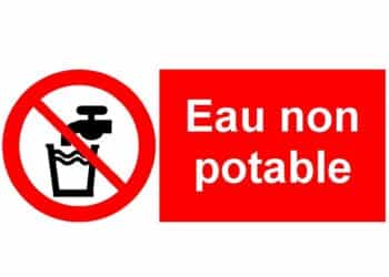 eau non potable