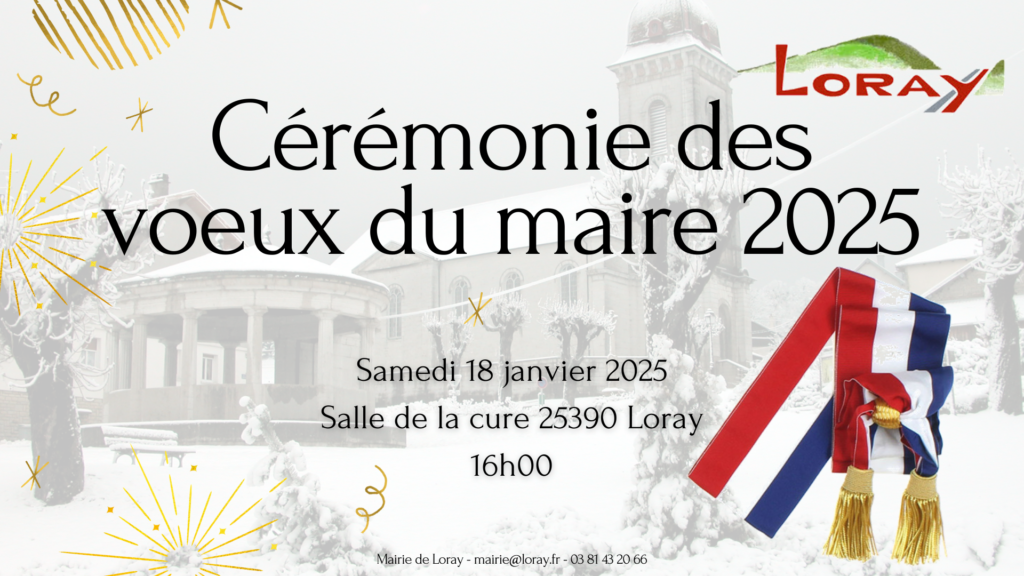 Cérémonie des voeux du mairie 2025